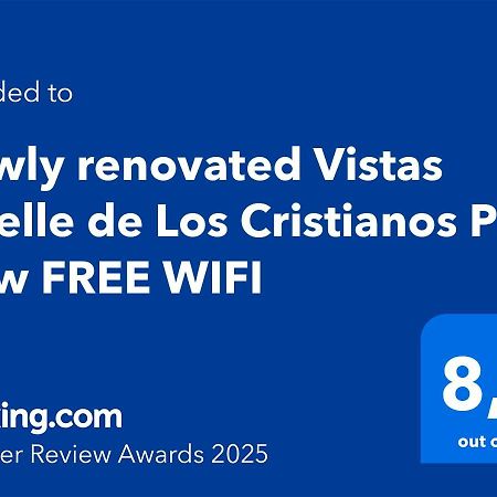 Newly Renovated Vistas Muelle De Los Cristianos Pier View Free Wifi アロナ エクステリア 写真